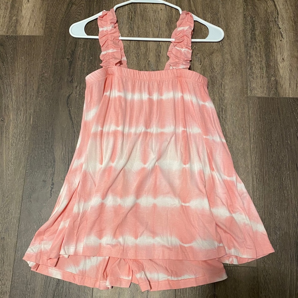 ✨2/10✨ Ruffle Strap Pink Tank